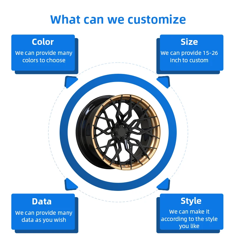 New design multispoke aluminum wheels rays forged custom size style aluminum alloy passenger car wheels