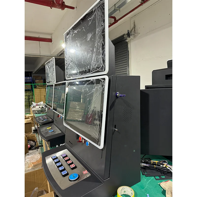 Miracle dual Touch monitor Wall Mount Metal Cabinet New Design desktop machine cheap skill game machine