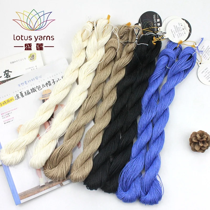 100% Natural Linen DK Weight Hand Knitting Crochet Yarn For Summer Garments Soft And Cool