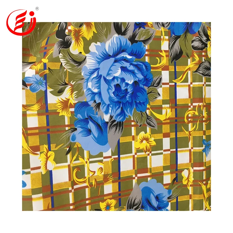 Home textile all over print 100 polyester microfiber pigment printed fabric for bed sheet sublimation printing
