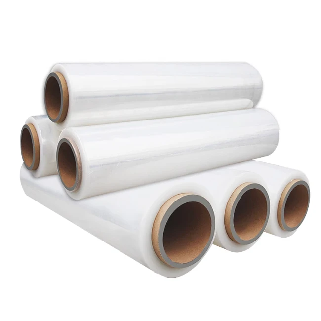 good price plastic pallet stretch wrap film customized stretch wrap transparent pallet wrap film pe stretch film
