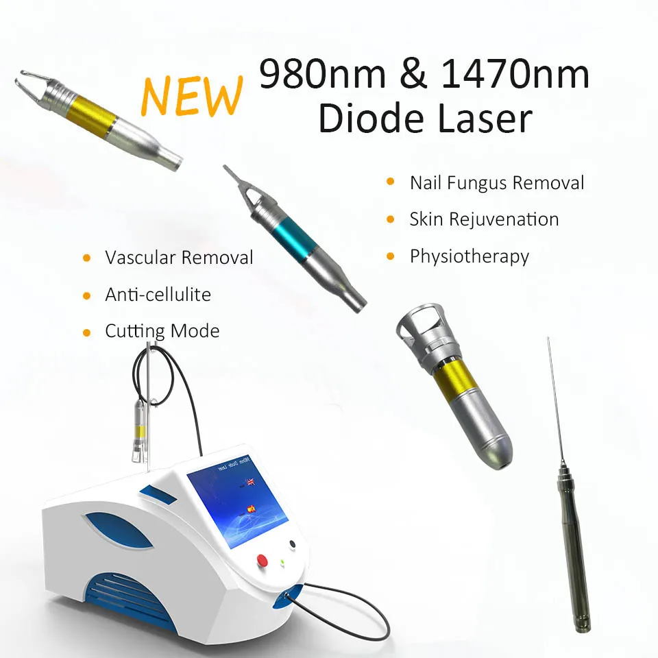 Proctology Hemorroid Treatment Mini Invasive Dual Wave Rectal 1470nm 980nm Anal Fistula Piles Laser Urology Surgical Machine