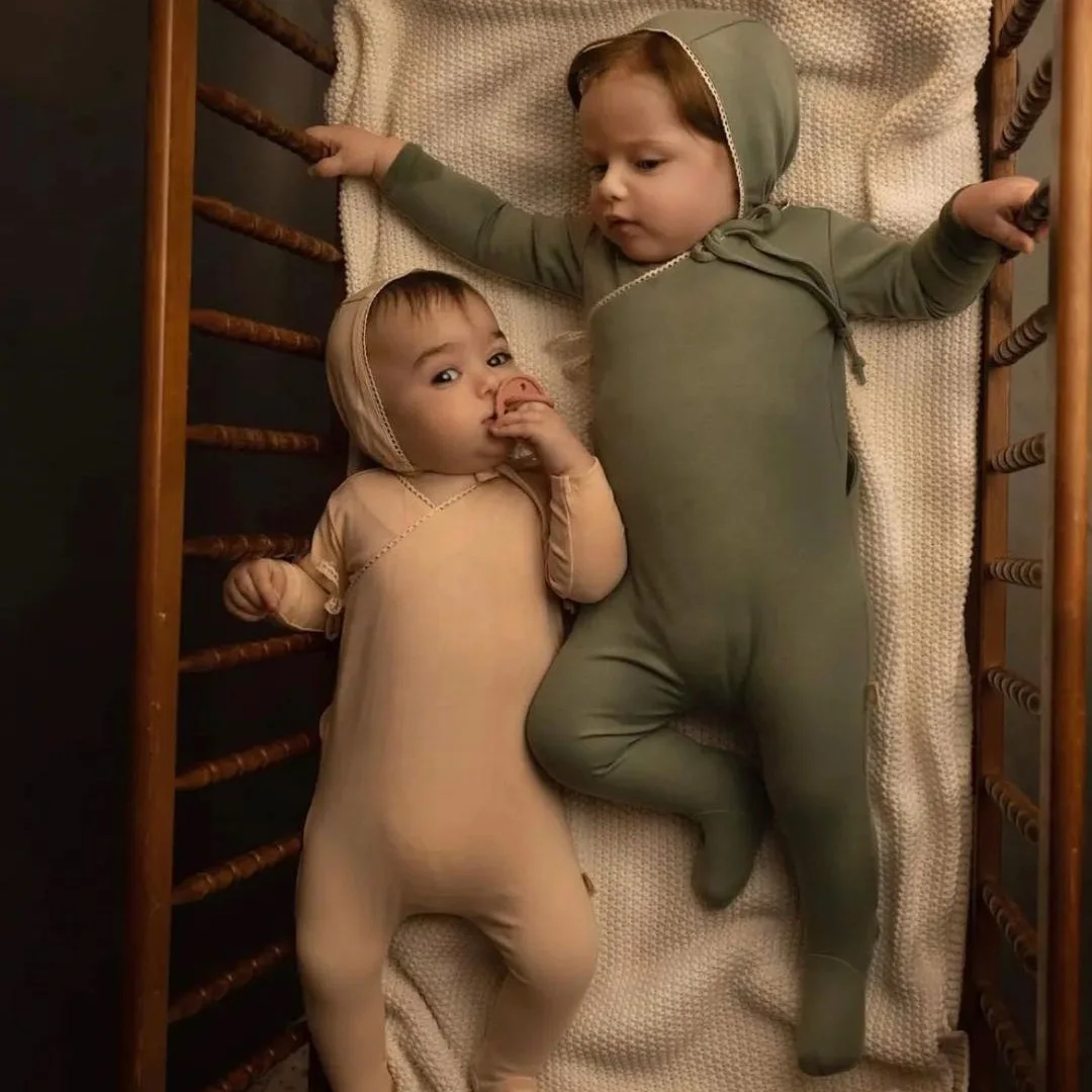 High Quality Boutique Baby Cotton Terry Solid Baby Clothes Toddler Newborn Romper