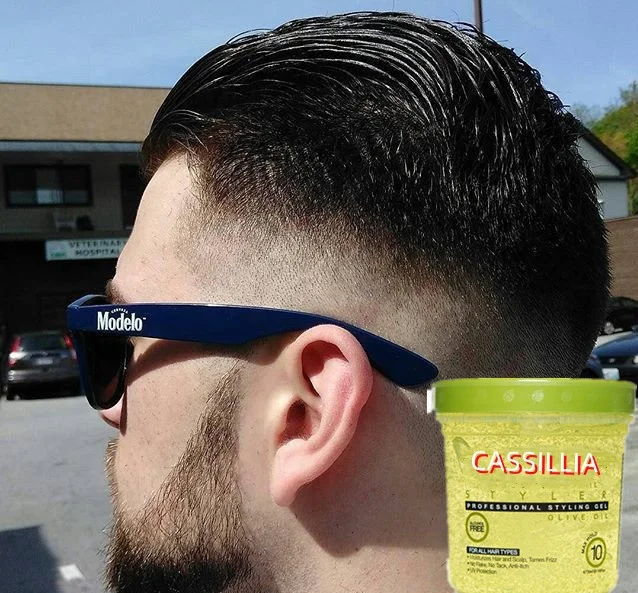 eco hair gel man styling gel glitter edge control strong hold natural hair gel