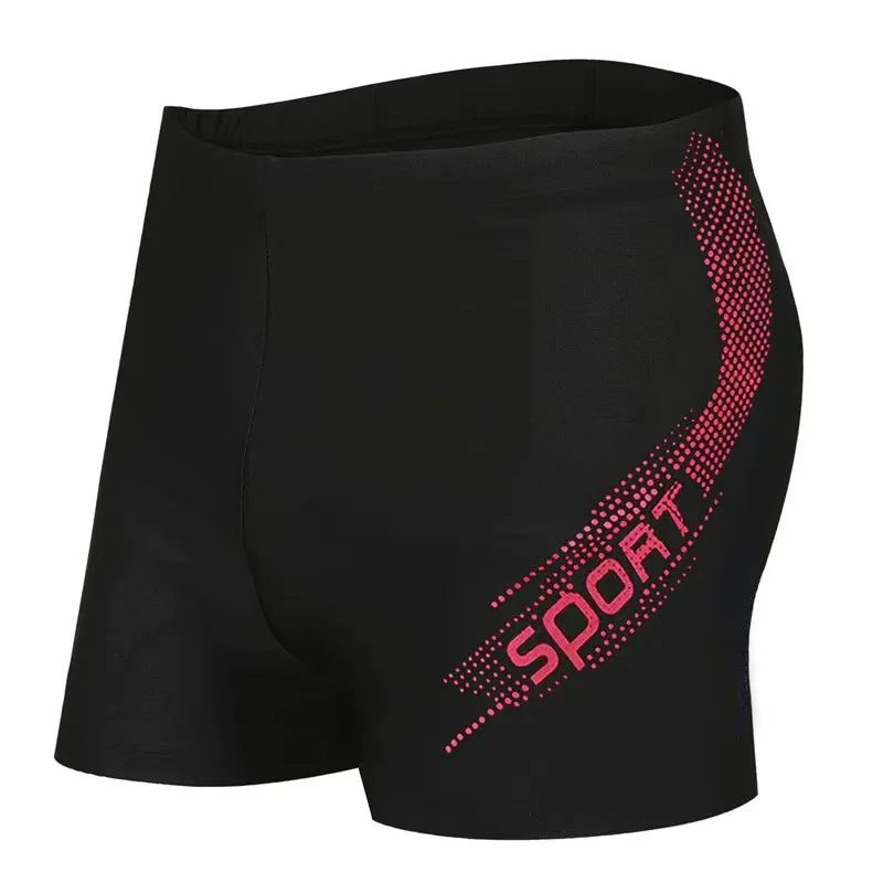 Summer Men Swimwear Training Swim Shorts Trunks Beach Tight Swimming Pants Swimsuits Jammer Running Sports Surf Shorts Trunks