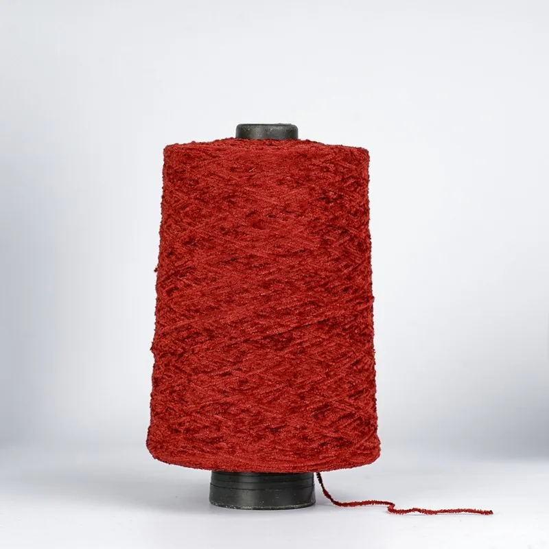 Hot sale soft polyester filament chenille knitting yarn for cloth and scarf