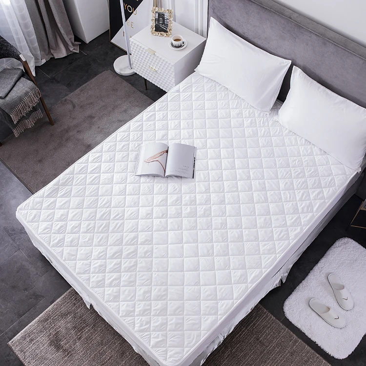 Водонепроницаемый белый вязаный Матрас протектор для 5 star hotel