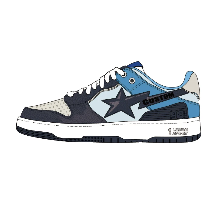 LUSON  professional  high top sneakers chuteira de campo futeboll custom sneaker manufacturers original sneakers