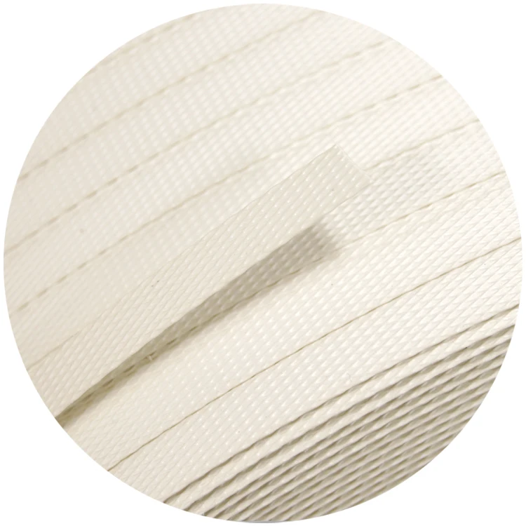 White pp strapping polypropylene packing strip pp strap band roll