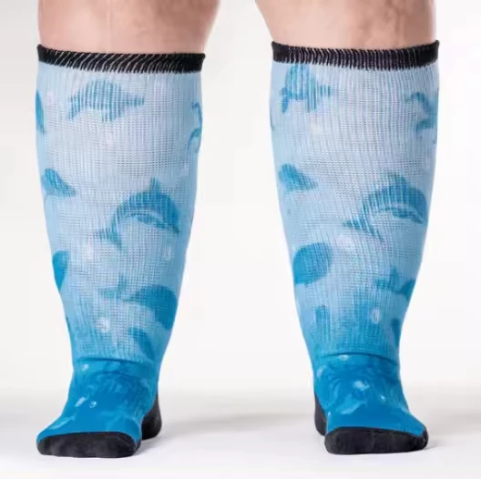 Non Binding Socks All Seasons Quickly Dry Spandex White Sport Men Breathable Mesh Curative Diabetic Sock