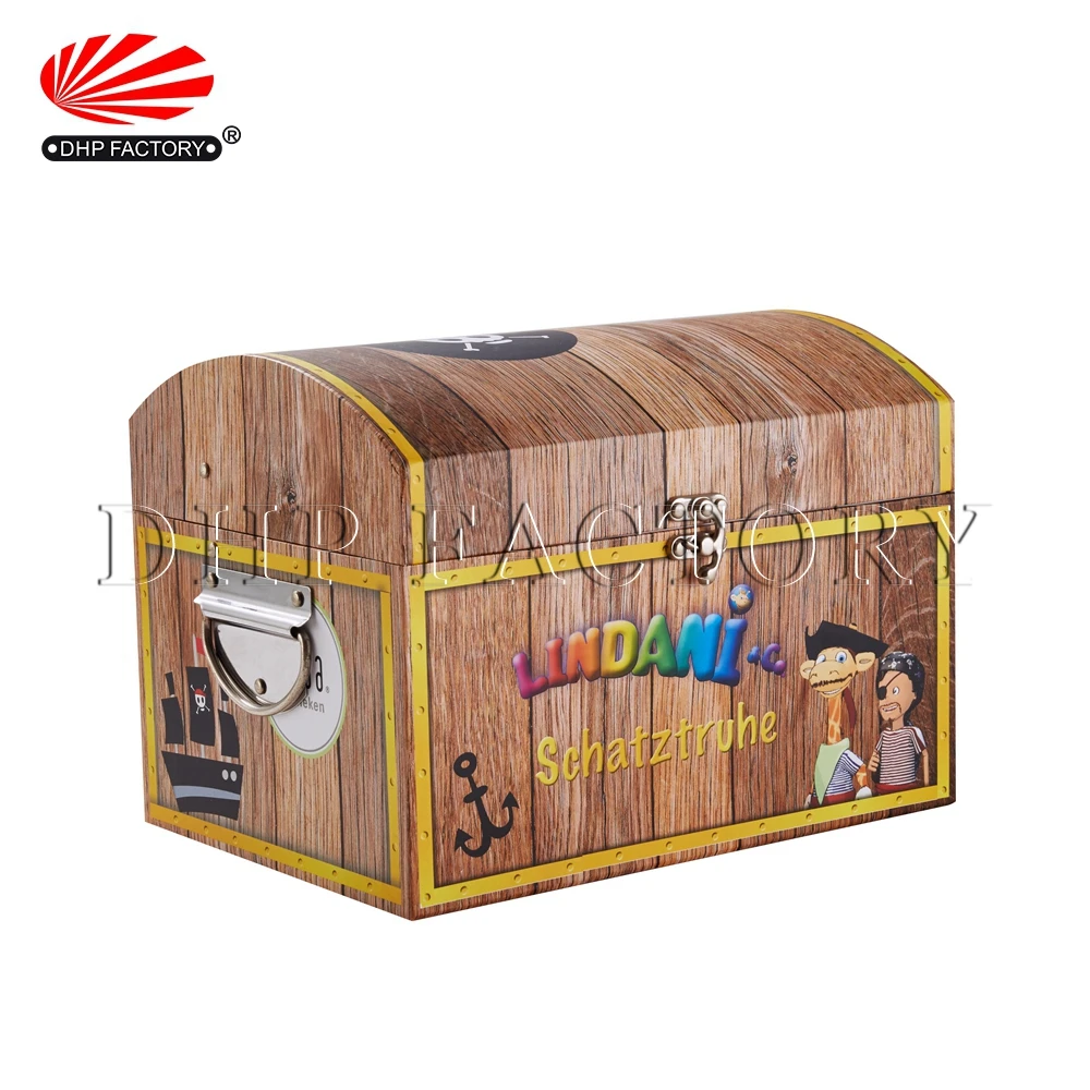 Пират один кусок Гарри Поттер шары бумажный чемодан Крышка шарнирная детская игрушка упаковка сокровище грудь коробка с ручкой сбоку