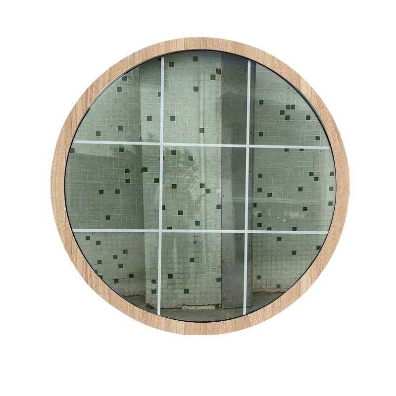 conch brown circular upvc windows cream upvc sash windows wooden texture pvc window PVC-Fenster