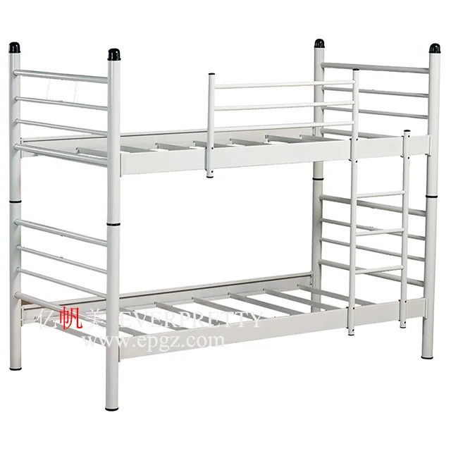 Durable Traditional Design School Dormitory Furniture Bunk Bed for Soldier Use