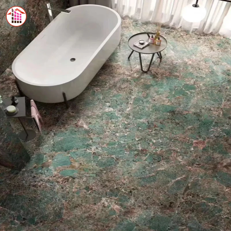 Sintered Stone Green Marble Tile Rock Plate Decoration Background Wall Artificial Stone