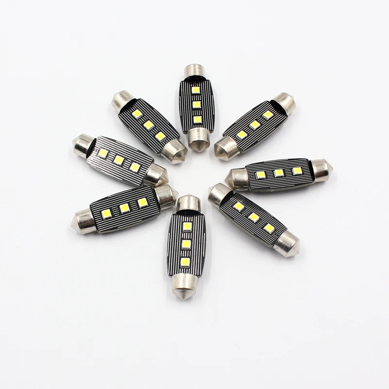 Festoon C5W LED interior light bulb 31mm 36mm 39mm 42mm 3SMD 3030 canbus C5W Festoon Car LED license plate lamps bulbs