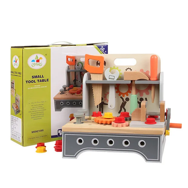 2024 New Styles Multifunction DIY Educational Wooden Box Children Handmade Self Assembled Tool Set Toys