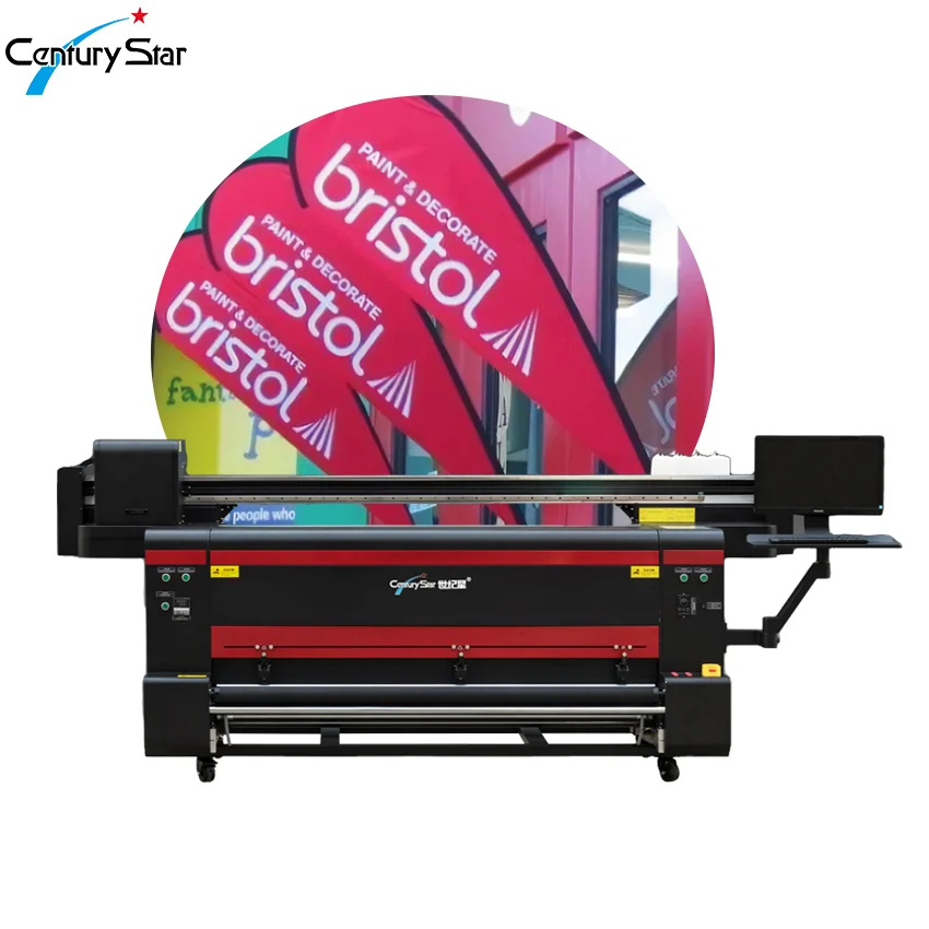 Quality First CenturyStar 1.2~3.2m Format Industrial Direct Sublimation Textile Printing Machine