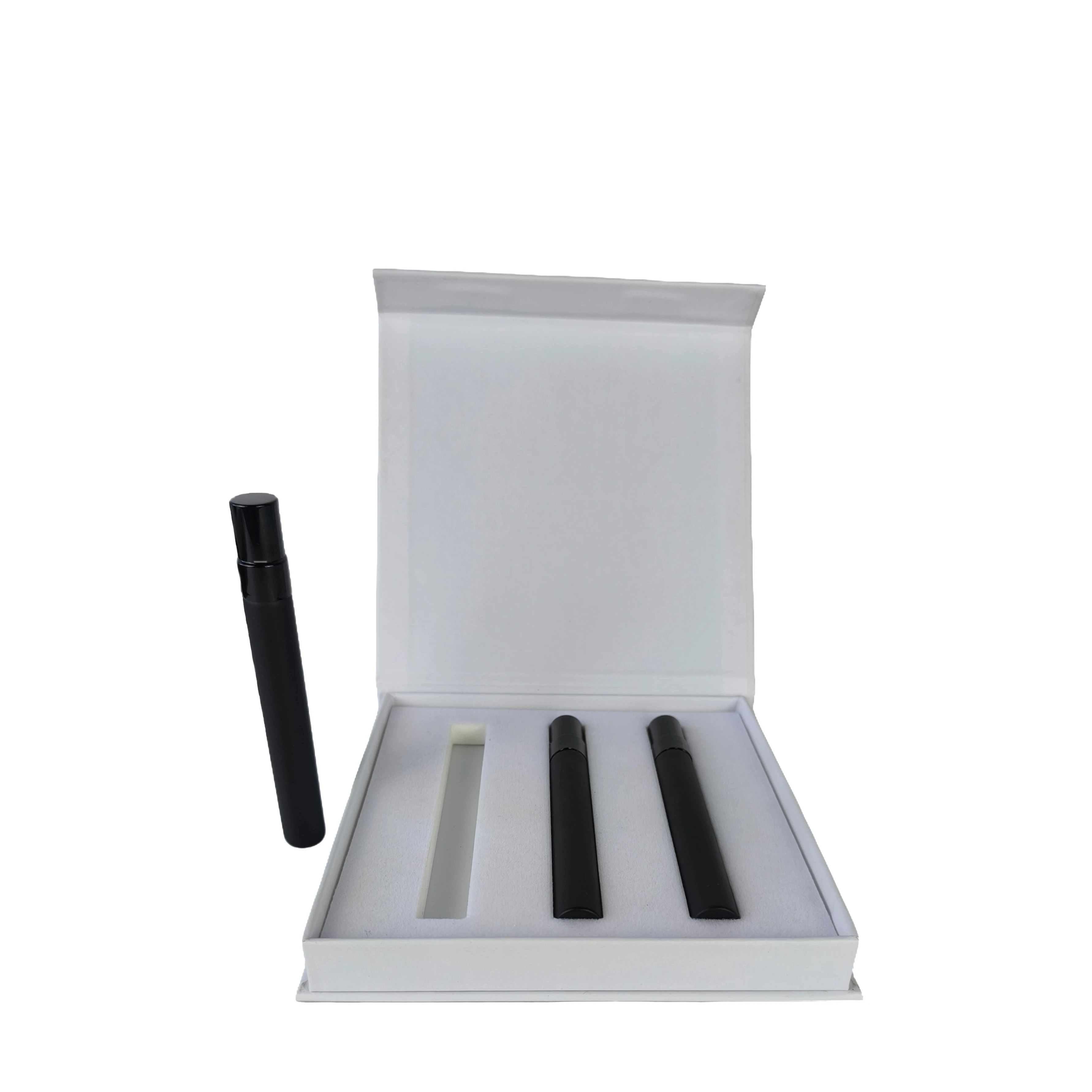 Custom Logo Cardboard Perfume Bottle and Box Sample roller bottle Box Packaging for Gift