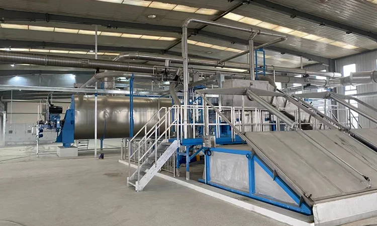 Meat rendering Slaughter waste processing and treatment plant .Transformed into animal protein Meat and bone meal