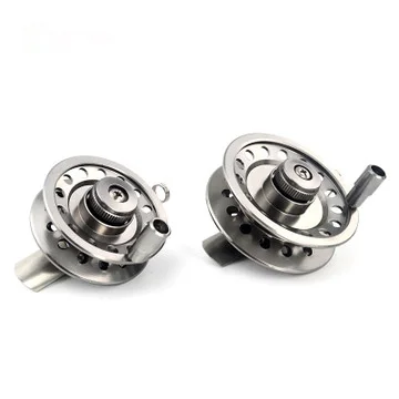 CNC full metal front reel with force-relieving ice fishing reel  Fishing Fly Reel