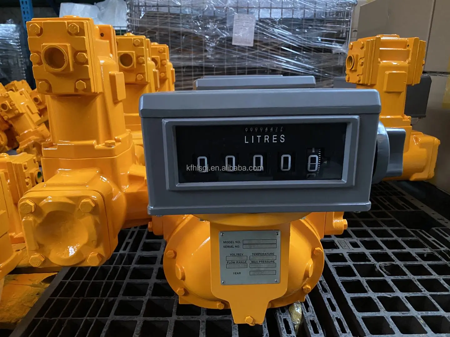 Digital Diesel PD Flowmeter Counter Mechanical Oil Fuel Consumption Positive Displacement Industrial PD Flow Meter