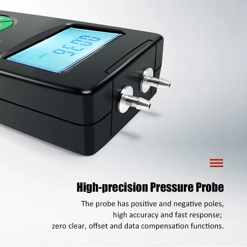 High Accuracy DX-P301 Digital Air Pressure Gauge Vacuum Pressure Gauges Calibration For Air Condition