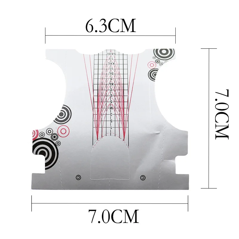 OEM индивидуальная фирменная марка, двойные толстые сильные бумажные формы, длинные двойные формы для наращивания ногтей, 500 шт.