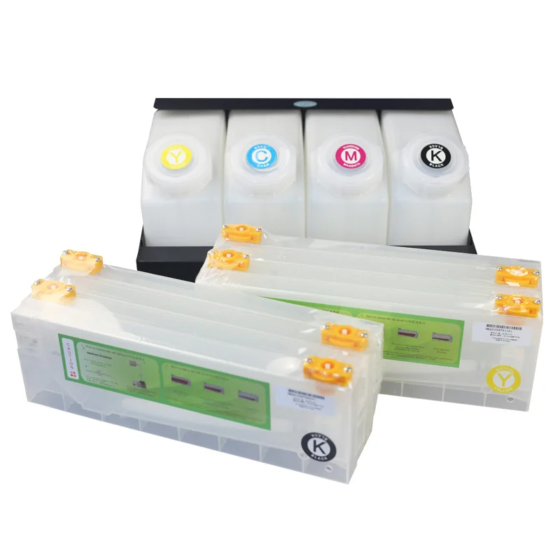 LETOP Ciss Continous Ink Tank Supply System 4PCS Ink Pot with 8PCS Ink Cartridge