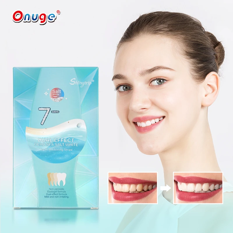 Fortune 500 Brands OEM factory extra strength and Dead Sea Salt taste teeth whitening strips