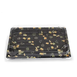 Fast food clear hamburger Japanese sushi box lunch box for kids