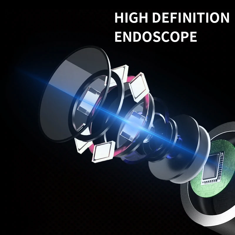 Wireless WiFi Ear Pick Otoscope Camera Borescope Luminous Ear Wax Cleaning Teeth Oral Inspection Health Care Ear Cleaner