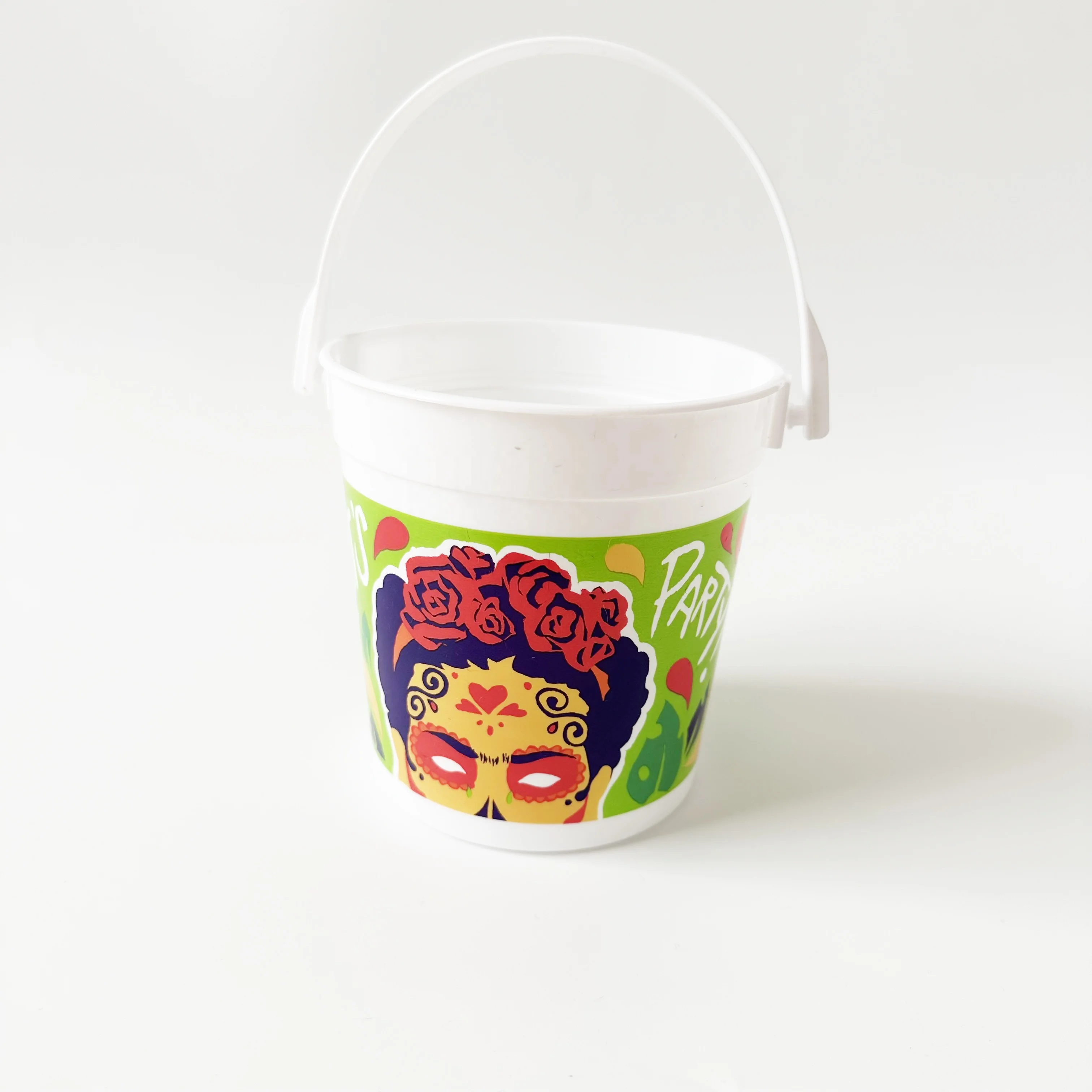 Personalized 28 oz / 32 OZ Big Cup  Reusable plastic Drink Bucket Party beverage tequila RUM PUNCH bucket for Events and beach
