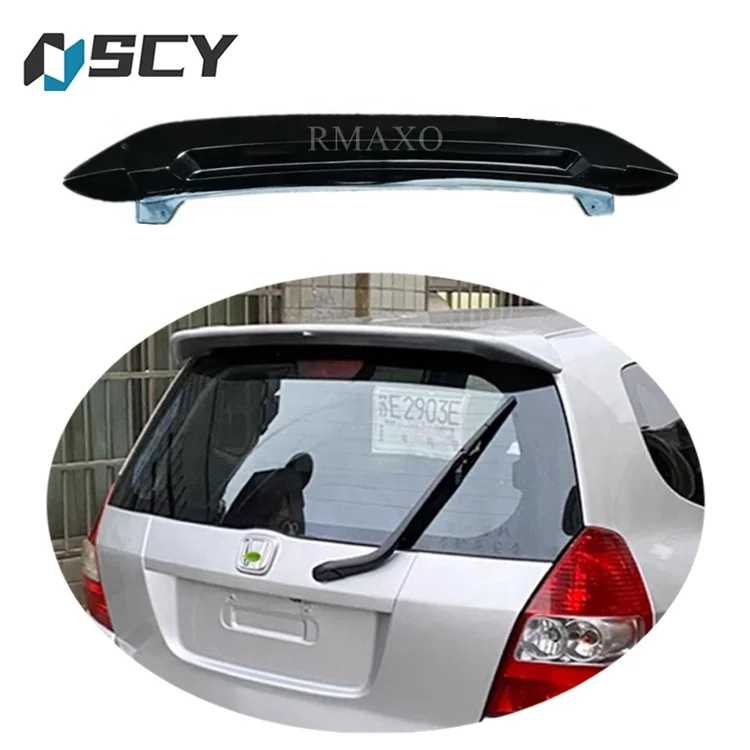 For Honda FIT/JAZZ spoiler 2003 2004 2005 2006 2007 GD1 GD3 Car Rear Wing Rear Spoiler Without light
