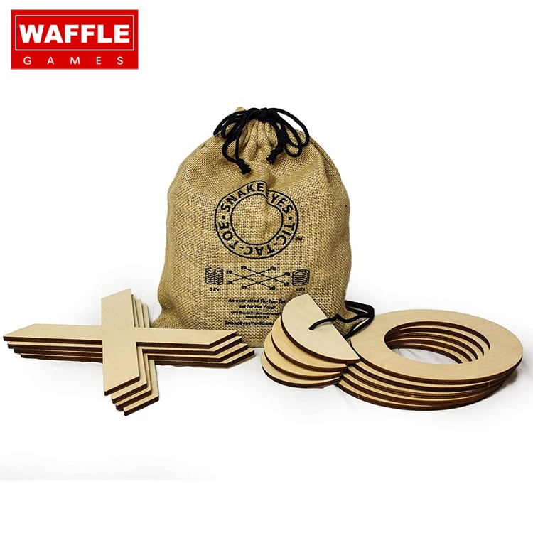 
WAFFLE GAMES Premium 2ft 3ft 4ft & 5ft Play Grid Backyard Game Jumbo Tic Tac Toe 