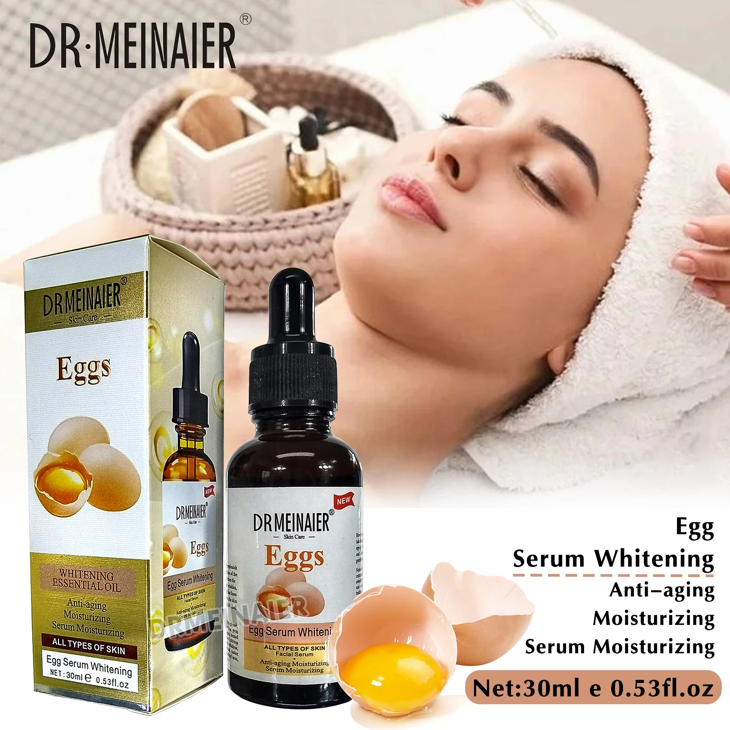 Private Label Face Serum 20% Vitamin C with HA Nicotinamide Anti-aging Hydrating Whitening Moisturising Skin Facial Serum