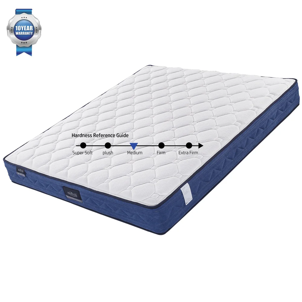2021 china mattress supplier 11inch pocket spring mattress with 3 firmness soft medium good price bed mattresses