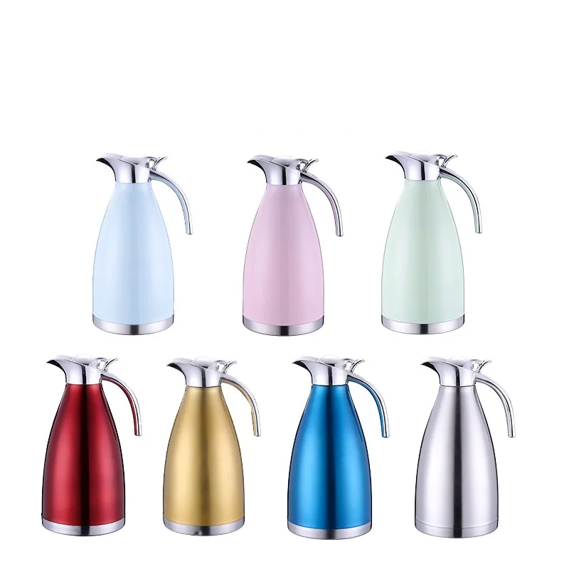 The manufacturer directly supplies and wholesales 2L stainless steel thermos for household use coffee kettle
