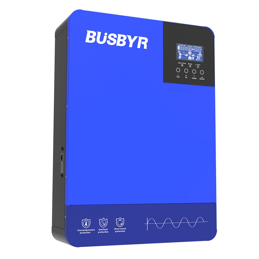 6.2KW 7KW 48V DC 220/230V AC Pure Sine Wave Solar Inverter MPPT On/Off Grid Solar hybrid Inverter