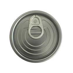 Tin metal food can cans easy open lid
