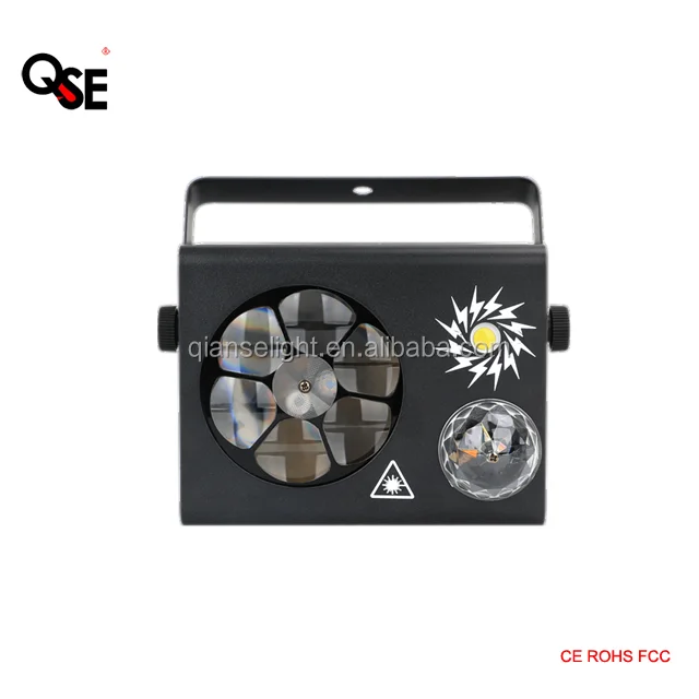 ce  Derby Effect +Strobe + Laser +UV led  DJ Disco Light for Party Club KTV 4in1 disco