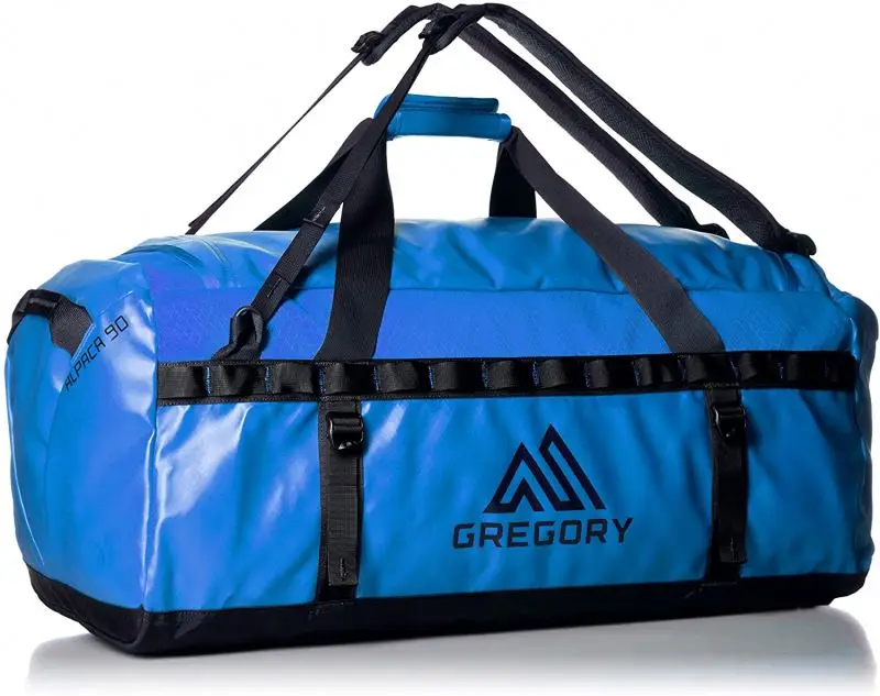 Wholesale custom fashion logo foldable sport gym women mens waterproof travel duffel bag hiking duffel bag