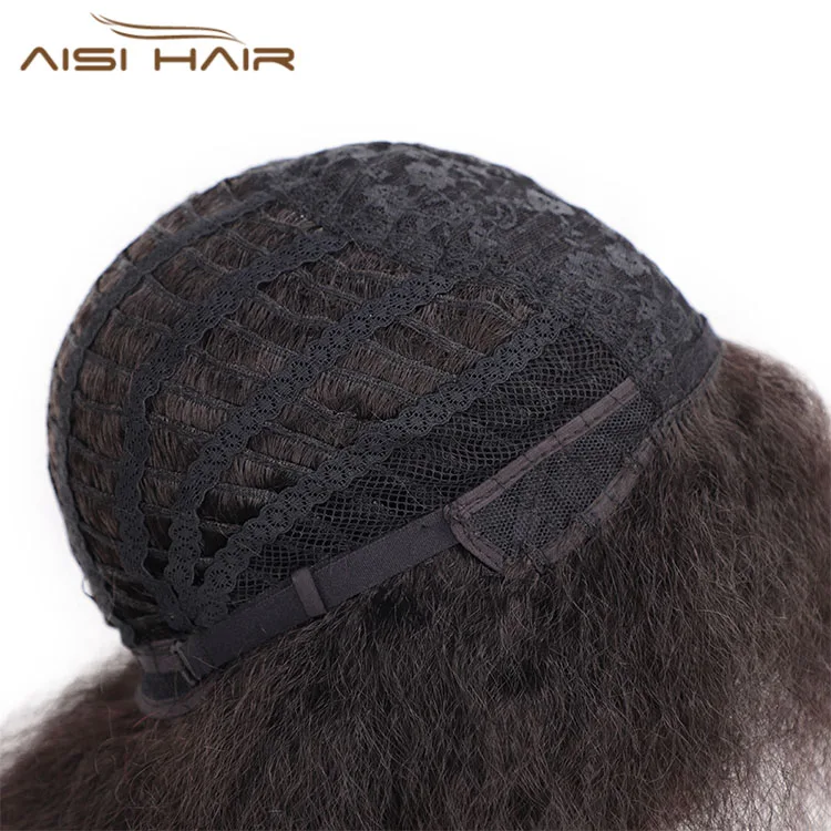 Aisi Hair Cheap Curly Synthetic Wigs Heat Resistant Cosplay Fashion Wigs Afro Curly Short Hair Wigs For Black Women