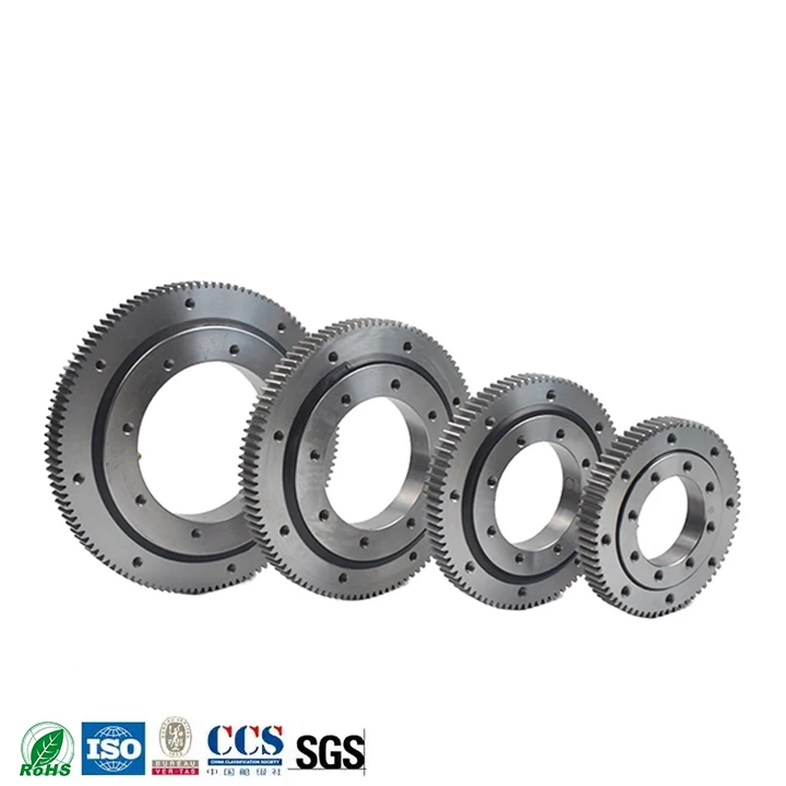 XMK Internal Teeth Slewing Bearing Teeth Quenching For Mini Excavator