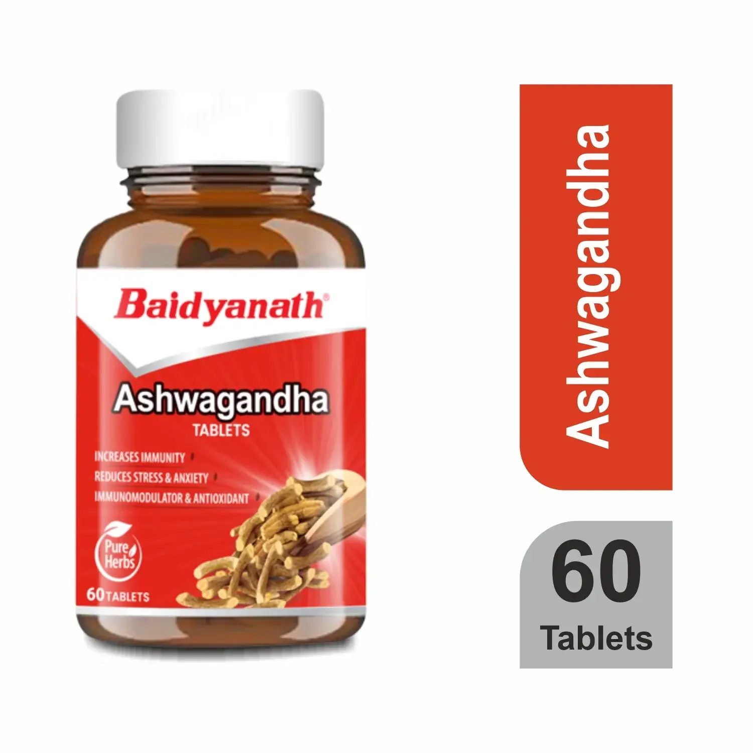 Baidyanath Ashwagandha Tablet 60 Count High Demand Supplement for Good Sleep Available at Wholesale Price in India