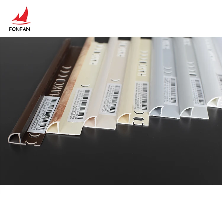 Wholesale 10Mm Plastic Ceramic Tile Trim Wall Accessories Pvc Tile Trim Plastic Corners Strip