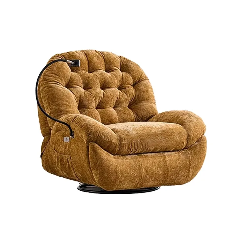 LRSF-08 Electric lazy sofa space single cabin living room leisure can lie rotating rocker multi-functional light luxury sofa