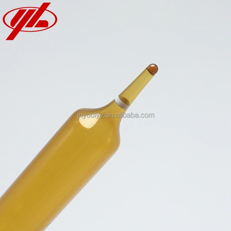 Type A Empty Pharmacetuical Injection Clear or Amber Borosilicate Glass Ampoule