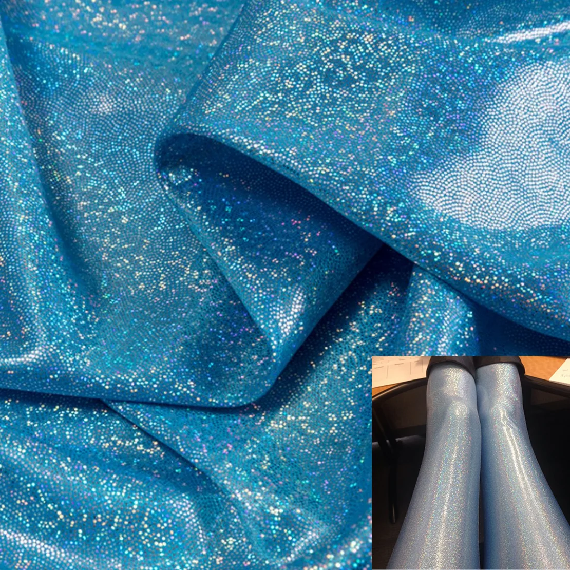 Wingtex Custom Fancy 90 Polyester 10 Spandex Foiled Swimsuit Fabric For Leggings