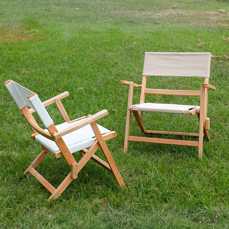 Luyuan Wholesale Price Leisure Wood Chair Picnic Comping Lawn Grass Mountain Chair Furniture