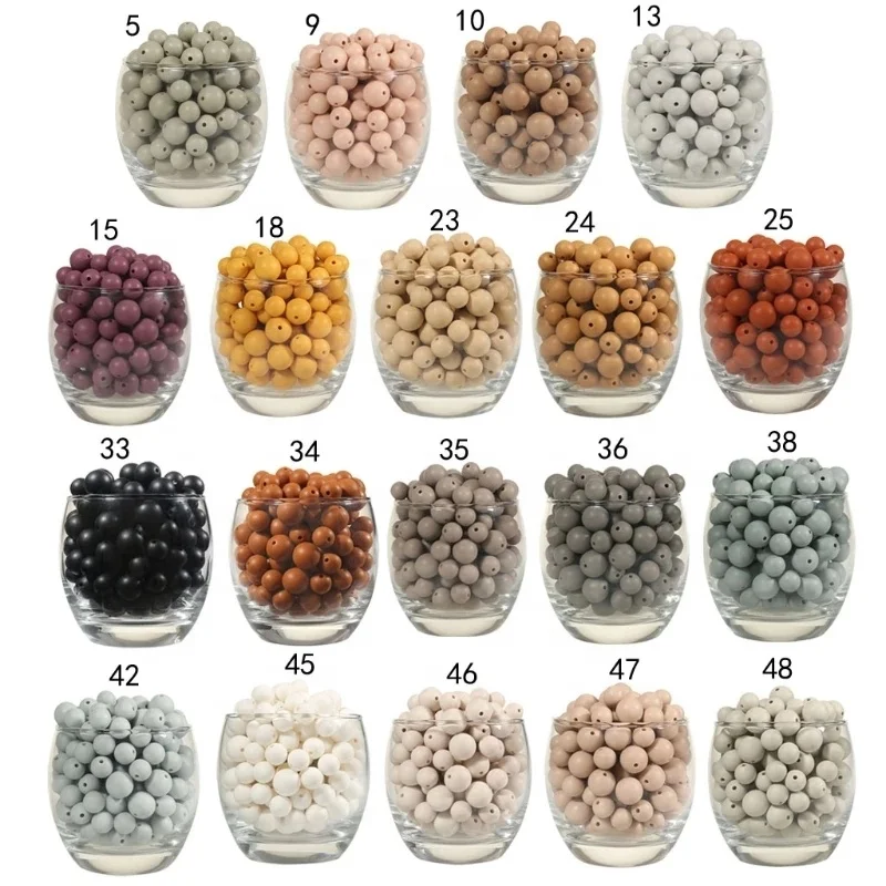 Круглые Силиконовые Шарики 15 мм